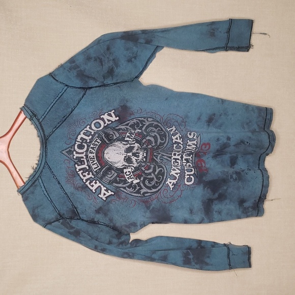 AFFLICTION Reversible Thermal American customs 1973 sz XXL - Picture 7 of 8